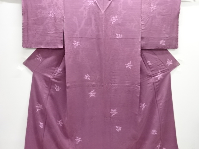 JAPANESE KIMONO / IROMUJI / WOVEN FLOWER